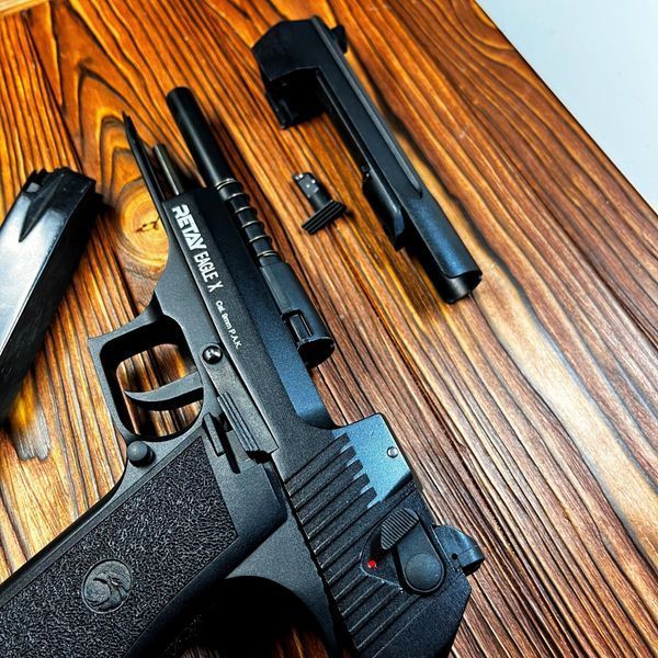 Стартовий пістолет Retay Arms Eagle X, Desert Eagle + 20 патронів, під холостий патрон 9мм 000044 фото