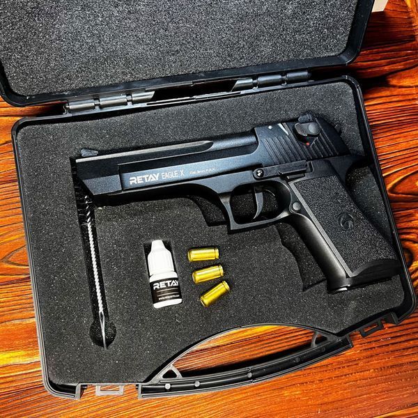Стартовий пістолет Retay Arms Eagle X, Desert Eagle + 20 патронів, під холостий патрон 9мм 000044 фото