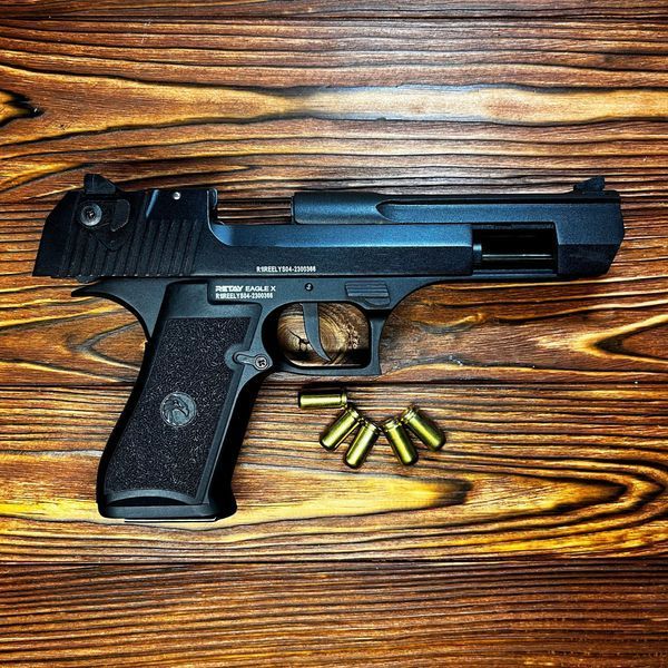 Стартовий пістолет Retay Arms Eagle X, Desert Eagle + 20 патронів, під холостий патрон 9мм 000044 фото