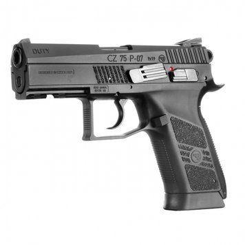 Пістолет пневматичний ASG CZ 75 P-07 Duty. CO2. BB кал. 4.5 мм, чорний