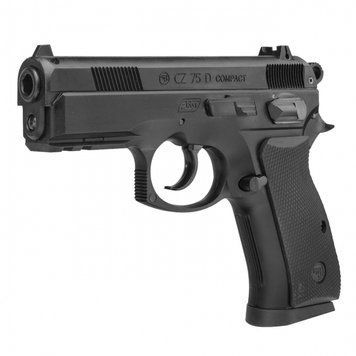 Пістолет пневматичний ASG CZ 75D Compact. CO2. BB кал. 4.5 мм, чорний