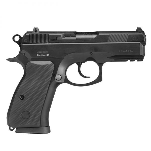 Пістолет пневматичний ASG CZ 75D Compact. CO2. BB кал. 4.5 мм, вид збоку