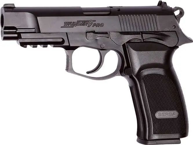 Пістолет пневматичний ASG Bersa Thunder 9 Pro. CO2. BB кал. 4.5 мм, вид збоку