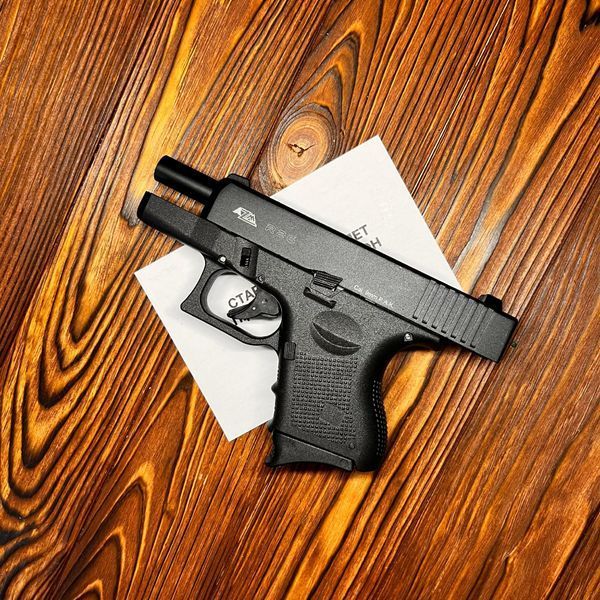Стартовый Пистолет Retay AZM R26, Glock 26, кал. 9 мм, Сигнальный, холостой пистолет g26 фото