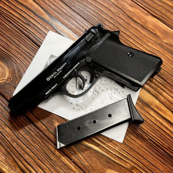 Стартовый пистолет Ekol Voltran Majarov, Walther PPk 9мм, Сигнальный, Шумовой пистолет 9мм 00008 фото