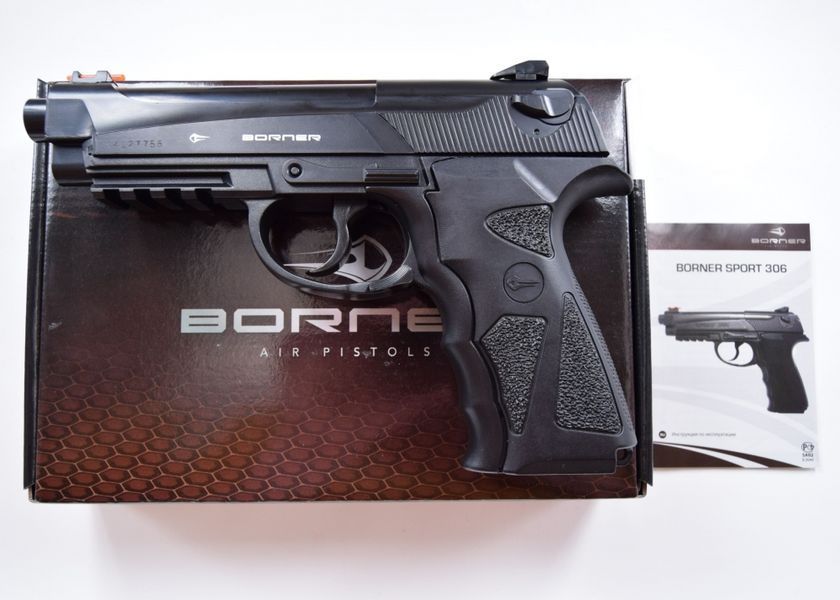 Пневматичний пістолет Borner Sport 306, 4.5мм s306 фото