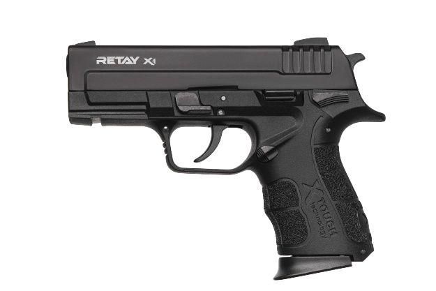 Стартовый пистолет Springfield, Retay X1 Black, сигнальный пистолет под холостой патрон 9мм, шумовой пистолет Х1 фото