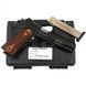 Стартовий пістолет Colt 1911, KUZEY 911#1 Black/Brown Wooden Grips, Сигнальний пістолет під холостий патрон 9мм, Шумовий 911#1 фото 4