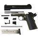 Стартовый пистолет Colt 1911, KUZEY 911#2 Black/Green Grips, Сигнальный пистолет под холостой патрон 9мм, Шумовой KUZEY 911#2 фото 5