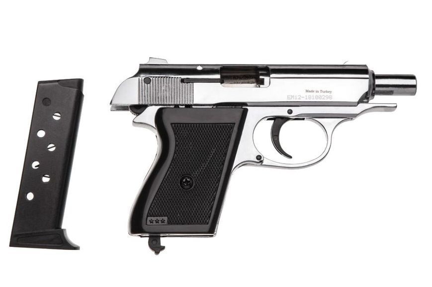 Стартовый пистолет Walther ppk, Ekol Lady + 20 патронов, Сигнальный пистолет под холостой патрон 9мм, Шумовый lady фото