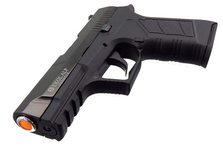 Стартовый пистолет Ekol Alp black, Сигнальный пистолет под холостой патрон 9мм, Шумовый Alp фото