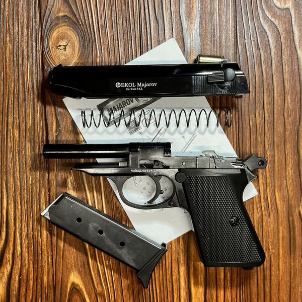 Стартовый пистолет Ekol Voltran Majarov, Walther PPk 9мм, Сигнальный, Шумовой пистолет ppk2 фото