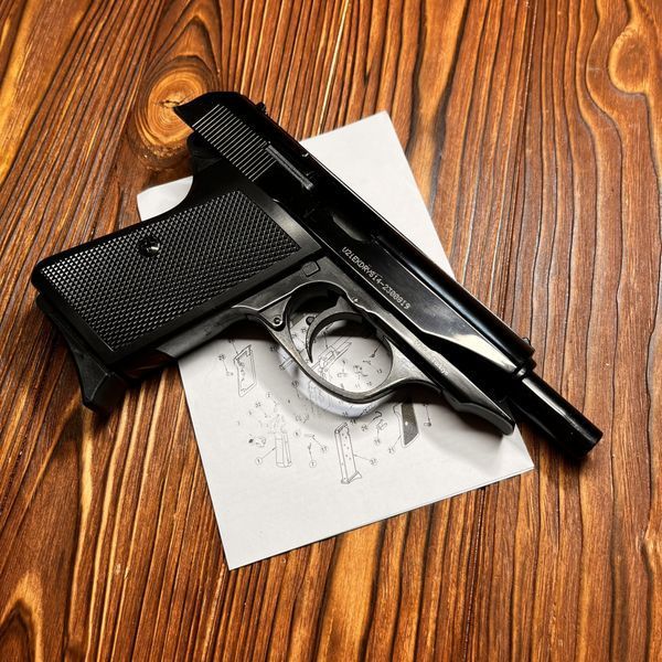 Стартовый пистолет Ekol Voltran Majarov, Walther PPk 9мм, Сигнальный, Шумовой пистолет ppk2 фото