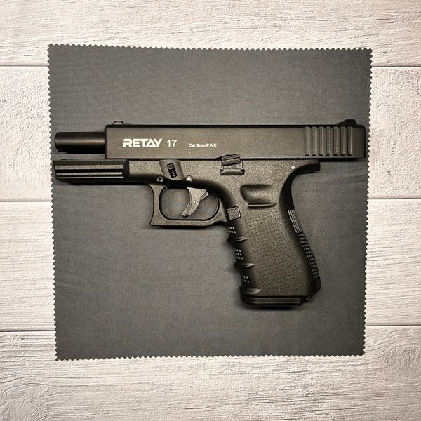 Стартовий пістолет Retay Arms Glock 17 + 20 патронів + кобура G19-1111 фото