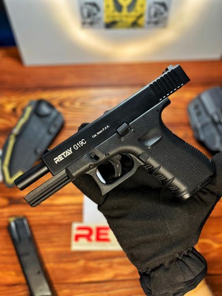 Стартовий пістолет Retay Glock 19, вид збоку